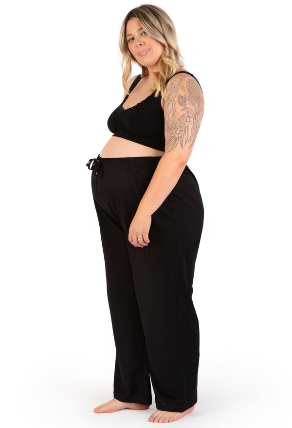 Maternity 100% Cotton Pajama Pants - 2 Pack