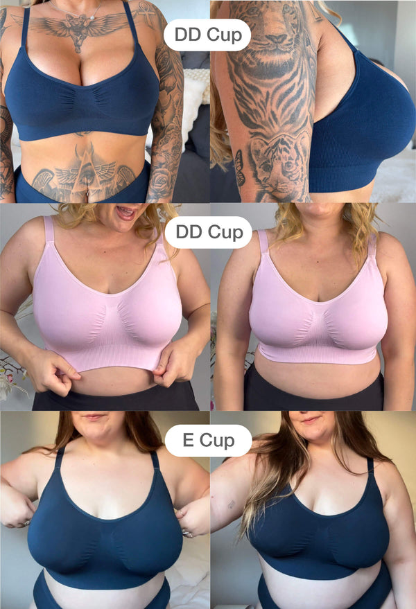 Bamboo Padded Wire Free Bra - Neutrals 3 Pack