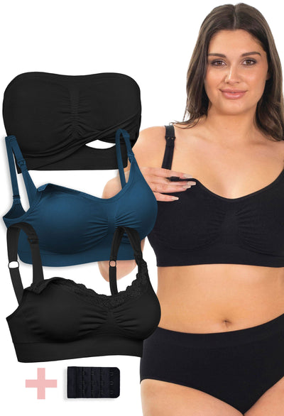 Fuller Bust Nursing Bras Magic Bundle - Up to H Cup