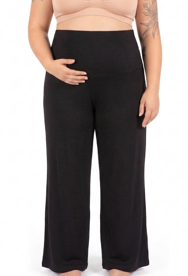 Bamboo Soft-Waist Pregnancy Pajama Pants