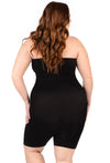 Curvy Shapewear Bodysuit Strapless Shorts | BodySleek