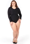 Plus Size Long Sleeve Bodysuit Thong | ButterFit