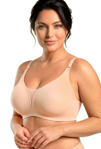 Invisible Comfort Wireless Bra & High Waist Tummy Control Shorts Set