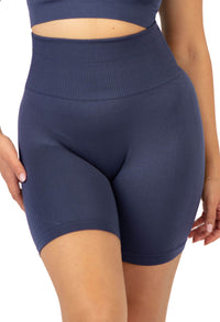 Plus Size Triple-layer Support Racer & High Waist Midi Biker Shorts