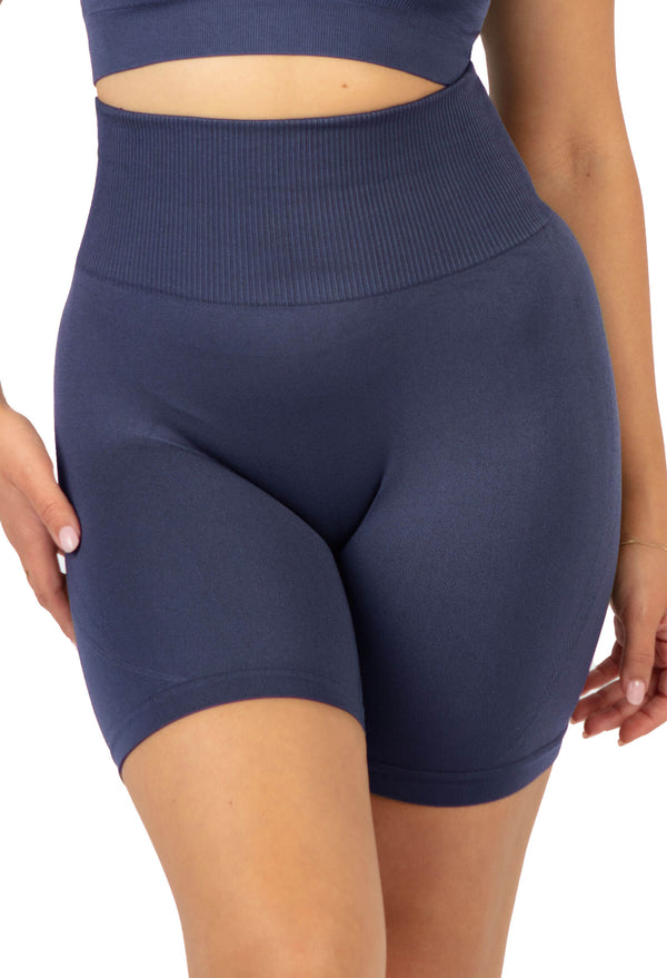 Plus Size Triple-layer Support Racer & High Waist Midi Biker Shorts