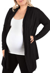 Maternity Bamboo Waterfall Cardigan