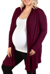 Maternity Bamboo Waterfall Cardigan