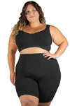 Anti Chafing High Rise Long Cotton Rich Shorts