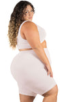 Curvy Anti Chafing High Rise Long Cotton Rich Shorts