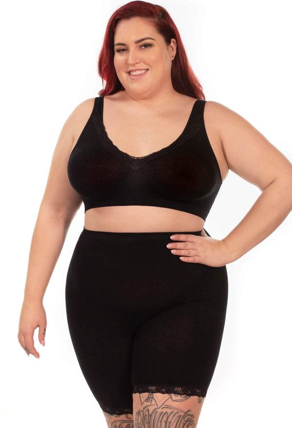 Cotton Rich Pull On Sleep Bra