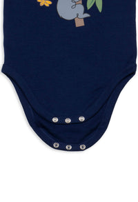 100% Organic Cotton Short Sleeve Baby Bodysuit - Free Gift
