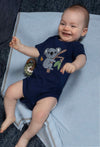 100% Organic Cotton Short Sleeve Baby Bodysuit - Free Gift