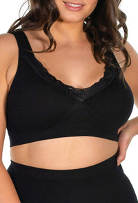 Cotton Rich Pull On Sleep Bra